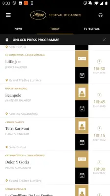 Cannes 2019 android App screenshot 1